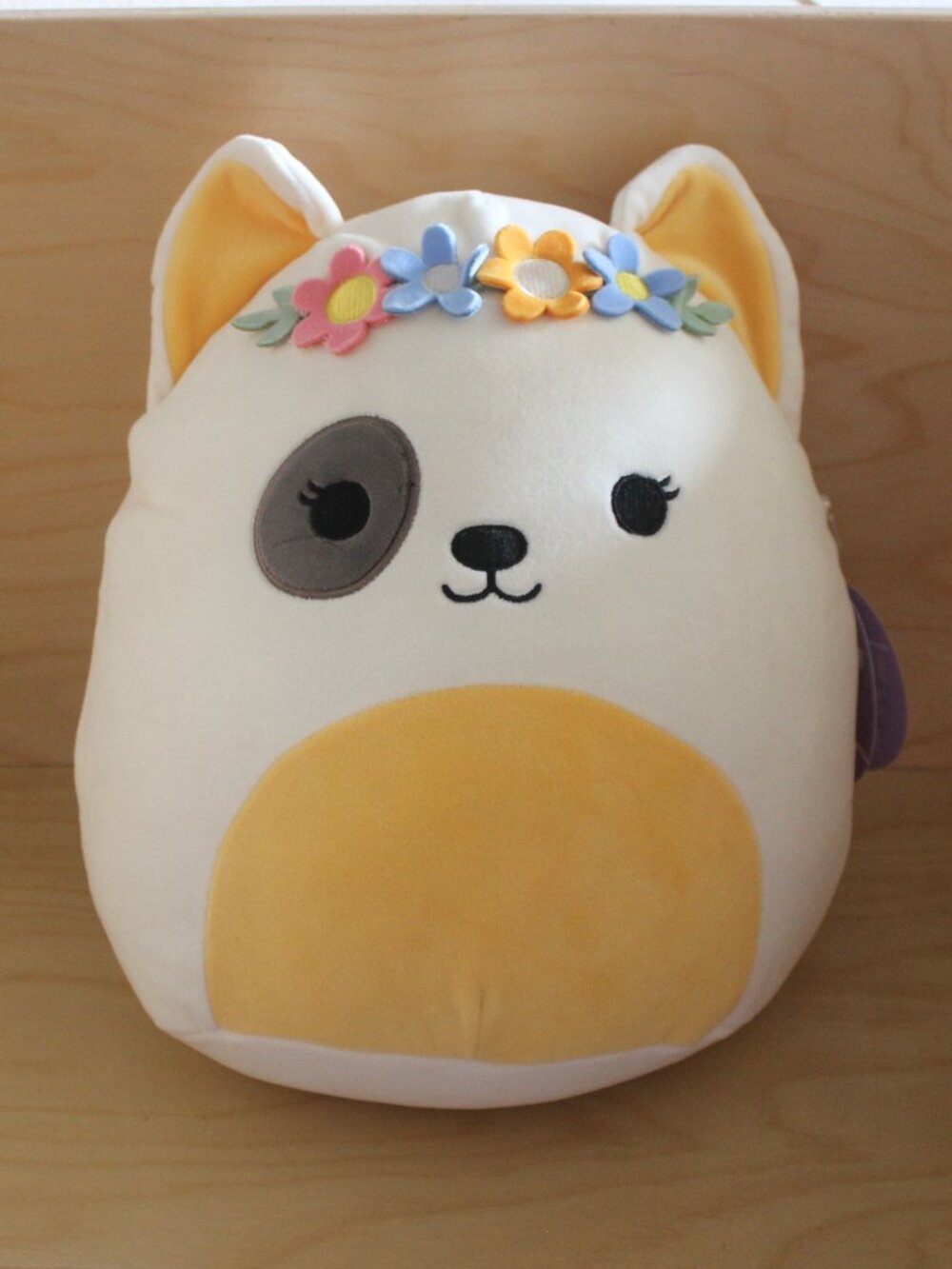 Squishmallows Rupi the Dog with a Flower Crown 12"